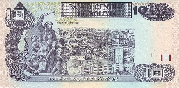 10 boliviani