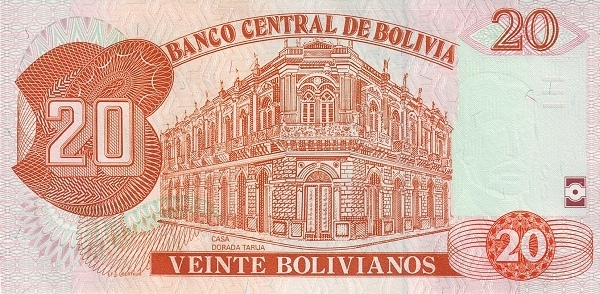 20 boliviani