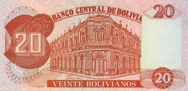 20 boliviani
