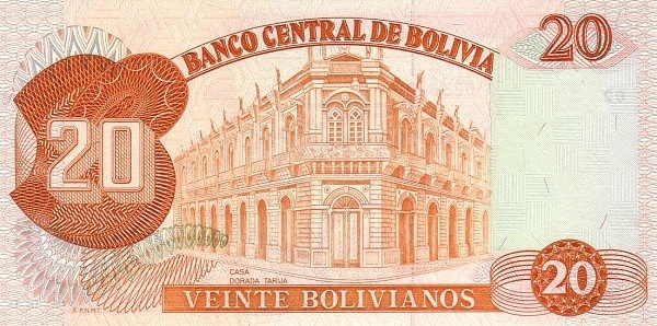 20 boliviani