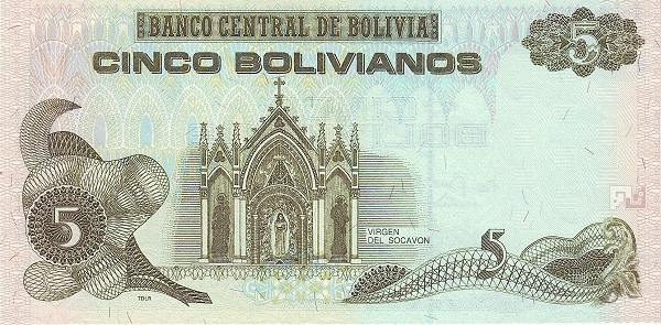 5 boliviani