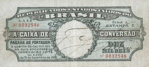 10000 Réis Caixa de Conversão