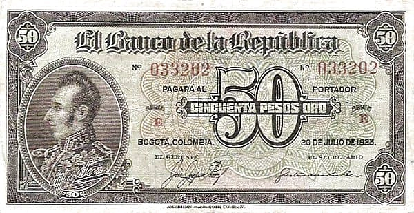 50 Pesos Oro