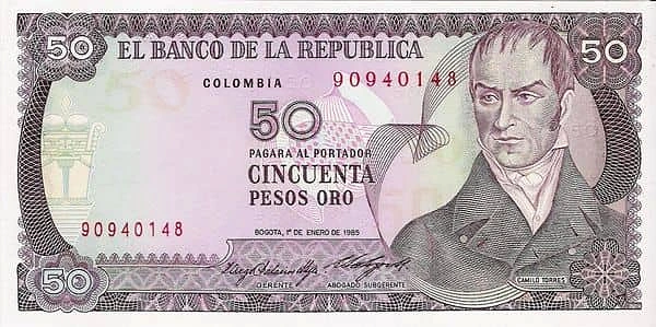 50 Pesos Oro