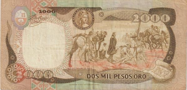 2000 Pesos Oro