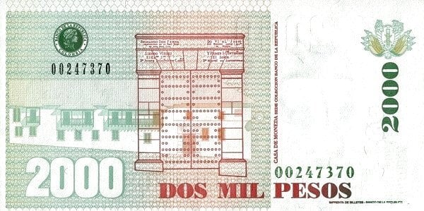 2000 pesos