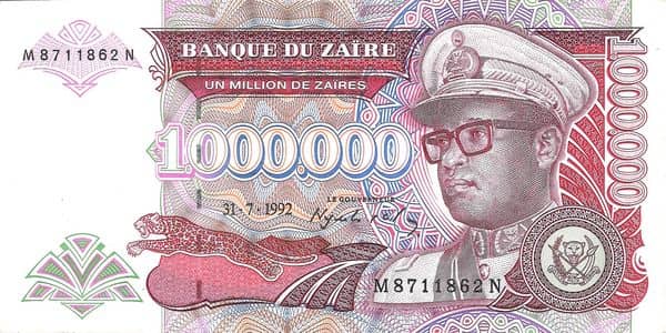 1000000 Zaires