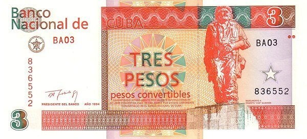 3 pesos