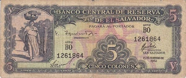 5 colones