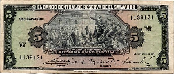 5 colones