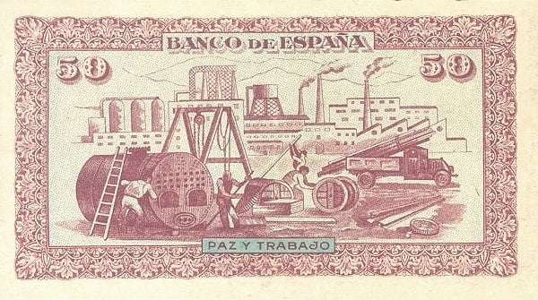 50 pesetas Gijón