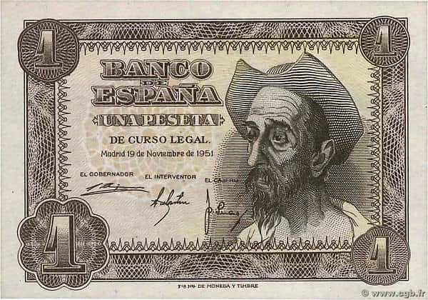 1 peseta (Don Chisciotte della Mancia)