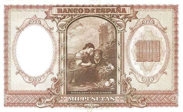 1000 Pesetas (Bartolomé Murillo)