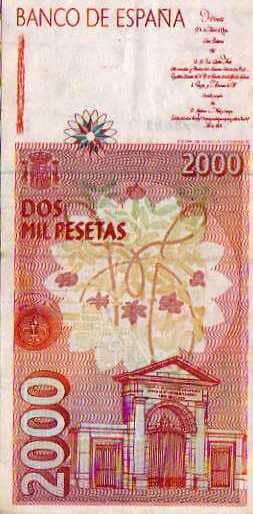 2000 Pesetas (José Celestino Mutis)