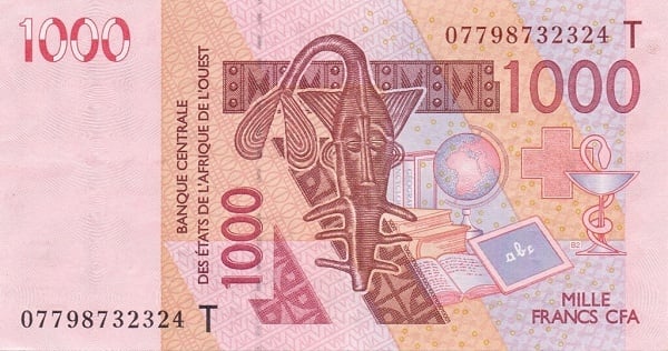 1000 franchi CFA (Togo)