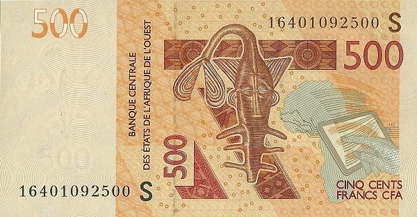 500 franchi CFA (Guinea-Bissau)