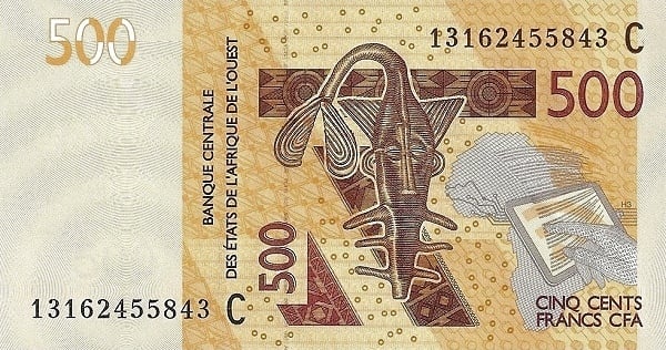 500 franchi CFA (Burkina Faso)