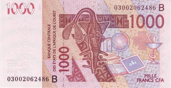 1000 franchi CFA (Benin)