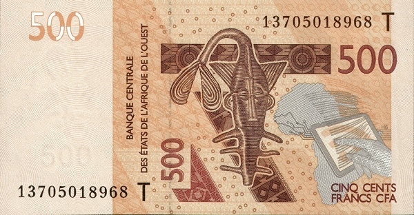 500 franchi CFA (Togo)