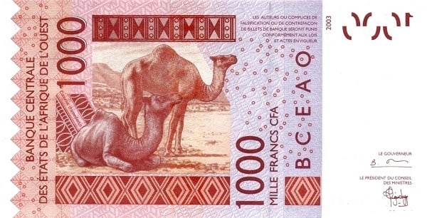 1000 franchi CFA (Niger)