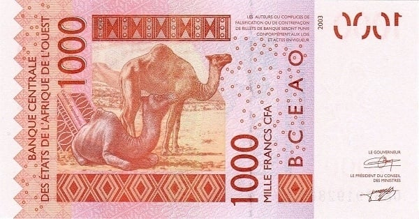 1000 franchi CFA (Senegal)