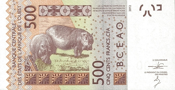 500 franchi CFA (Togo)