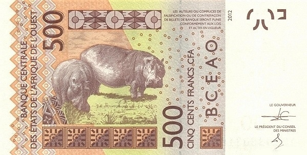 500 franchi CFA (Senegal)