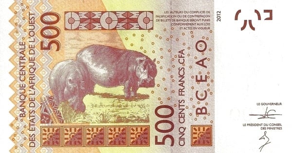 500 franchi CFA (Mali)