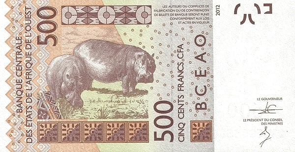 500 franchi CFA (Costa d'Avorio)
