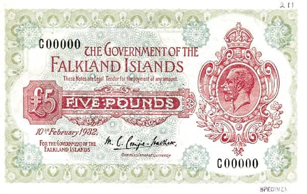 5 Pounds George V