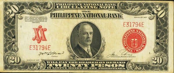 20 Peso William Jones