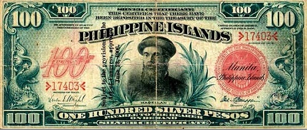 100 pesos d'argento