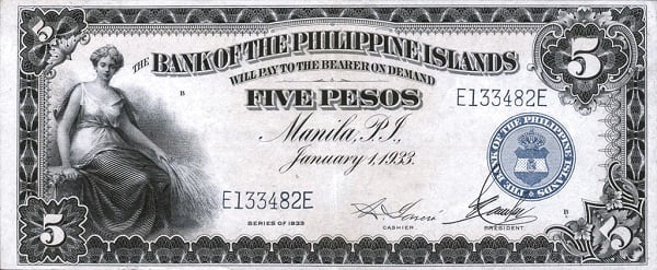 5 pesos