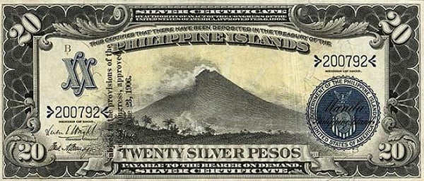 20 pesos d'argento