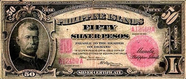 50 pesos d'argento
