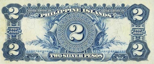 2 pesos d'argento