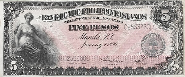 5 pesos