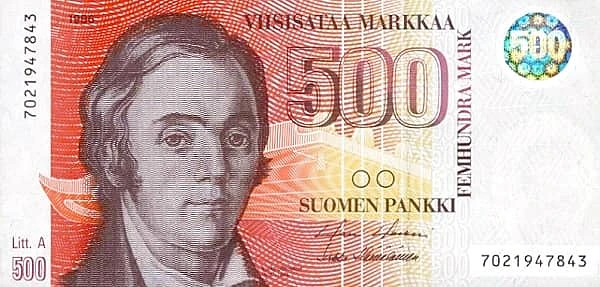 500 Markkaa