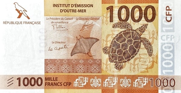 1000 franchi CFP