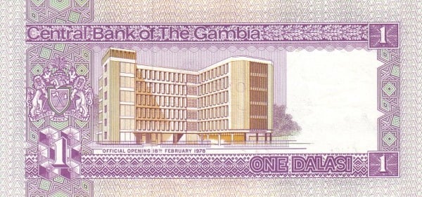 1 dalasi (Apertura della Banca Centrale)