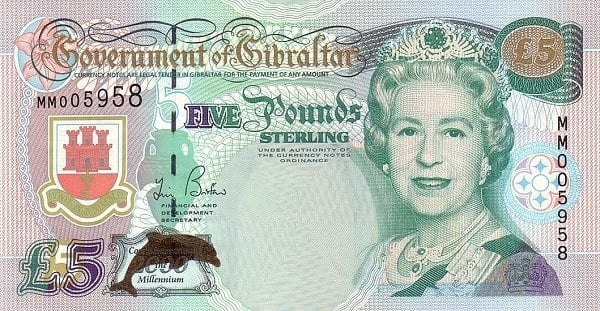 5 sterline (Millennium)