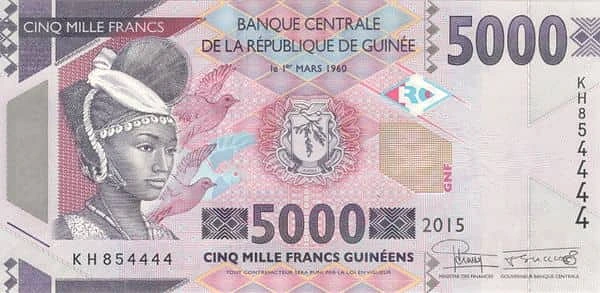 5000 franchi guinéens