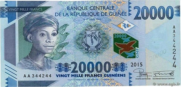 20000 franchi guinéens