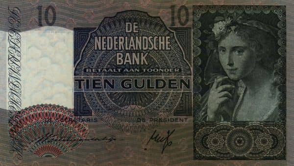 10 Gulden Meisje met druiven