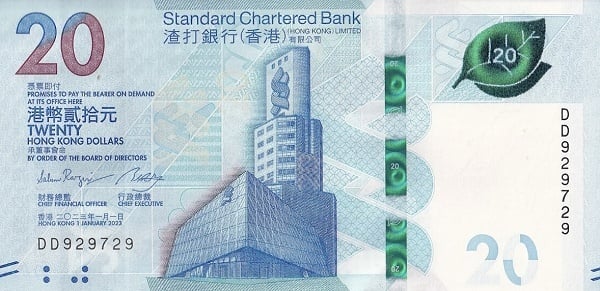 20 dollari di Hong Kong