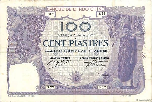 100 Piastres