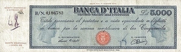 5000 lire