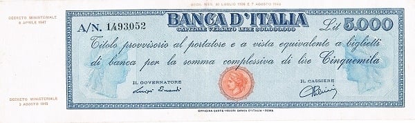 5000 lire