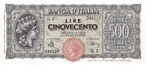 500 lire
