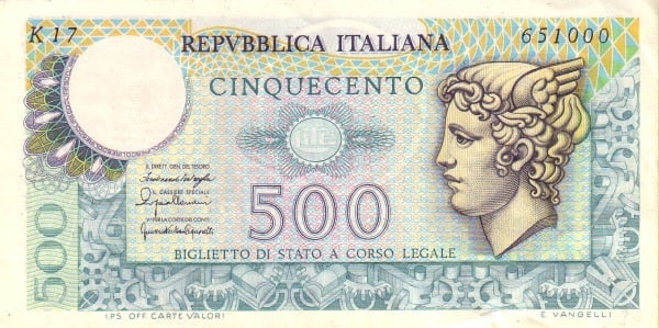 500 lire